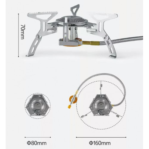 Горелка газовая Naturehike портативная 3кВт
