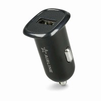 Адаптер автомобильный компактный 1xUSB 2.1A, 12/24В