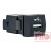 Розетка USB 2,1A для Toyota 22x22