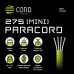 Паракорд 275 (мини) CORD nylon 10м световозвращающий (black)