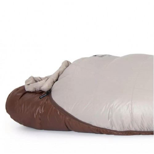 Мешок спальный Naturehike SnowBird, 190х75 см, M (650G), (правый) (ТК: -3C), серый/коричневый