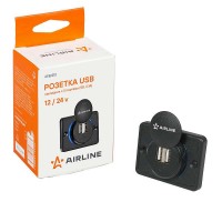 Розетка USB накладная c 2 портами (5В, 3.1А)