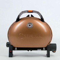 Гриль газовый O-GRILL 500MT bicolor черный-золото, с термометром (в комплекте адаптер тип А)