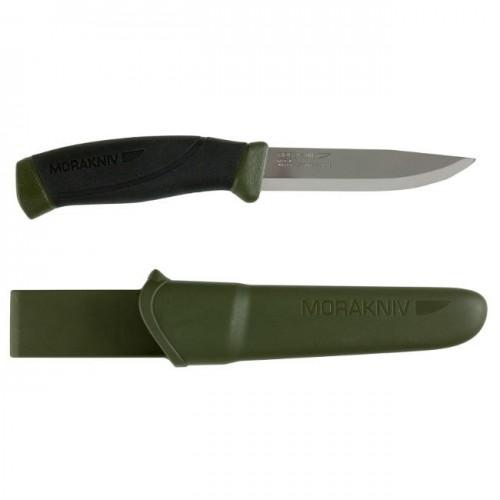 Нож MORAKNIV Companion MG (C), углеродная сталь, длина клинка 104 мм, хаки