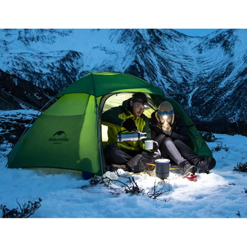 Палатка Naturehike Cloud Peak 20D Si 2-местная, алюминиевый каркас, зеленая