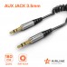 Кабель AUX 3.5 mm Jack - 3.5 mm Jack 1.8м, черный