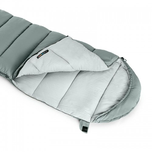 Мешок спальный Naturehike Envelope M180, (190+30)х80 см, (левый) (ТК: +12C), серый