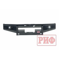 Бампер РИФ передний Toyota Land Cruiser 76/78/79 2007+ c доп. фарами, под штатную лебедку