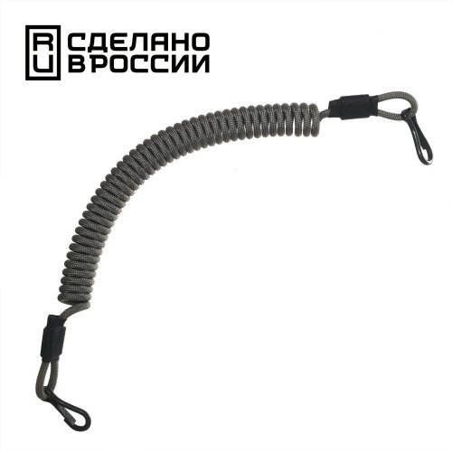 Страховочный тренчик CORD из паракорда с 2 карабинами (grey)