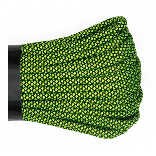 Паракорд 550 CORD nylon 30м (neon green snake)