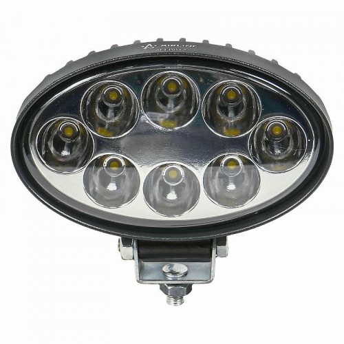 Фара светодиодная овальная 8LED, направленный свет, 24Вт, 140х86х55мм, 12/24В