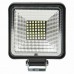 Фара светодиодная квадратная 49LED, рассеянный свет, 25Вт, 108х108х28мм, 12/24В