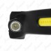 Фонарь налобный NISUS сенсорный LED-120 LM, COB-340 LM, IPX4, USB