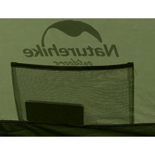 Палатка Naturehike P-Series 4-местная, алюминиевый каркас, зеленая