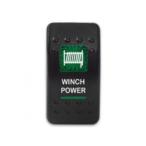 Клавиша Winch Power 12-24В с зеленой подсветкой