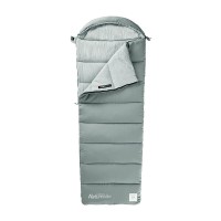 Мешок спальный Naturehike Envelope M180, (190+30)х80 см, (правый) (ТК: +12C), серый