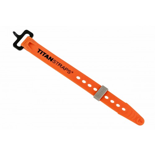 Ремень крепёжный TitanStraps MINI красный L = 15 см, (Dmax - 3,81 см, Dmin - 1,9 см), (4 шт)