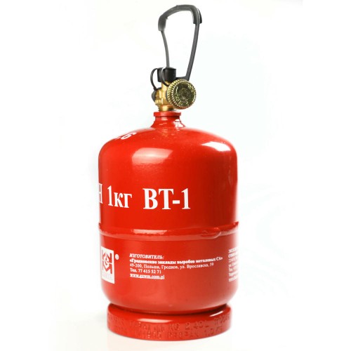 Баллон газовый стальной GZWM LPG BT-1, 2,4 л