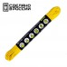 Паракорд 275 (мини) CORD nylon 10м световозвращающий (lemon)