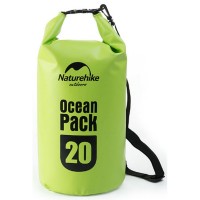 Гермомешок Naturehike Ocean Pack 20 л. (зелёный)