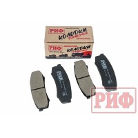 Колодки тормозные задние РИФ Toyota LC 105,120, Mitsubishi Pajero 3, 4 OEM 04466-60020, 04466-60010 , 4605A448