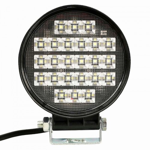 Фара светодиодная круглая 24LED, рассеянный свет, 24Вт, 112х112х37мм, 12/24В PLUS