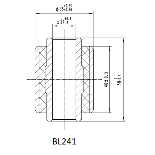 Втулка амортизаторов РИФ SA241, SA245 (с маркировкой 1)