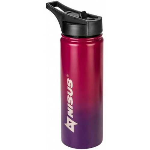 Термобутылка NISUS 530ML три крышки (фиолетовый/красный)