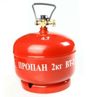 Баллон газовый стальной GZWM LPG BT-2, 4,8 л