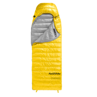 Мешок спальный Naturehike Ultralight CW400 M , 210х75 см, (правый) (ТК: +5C), желтый