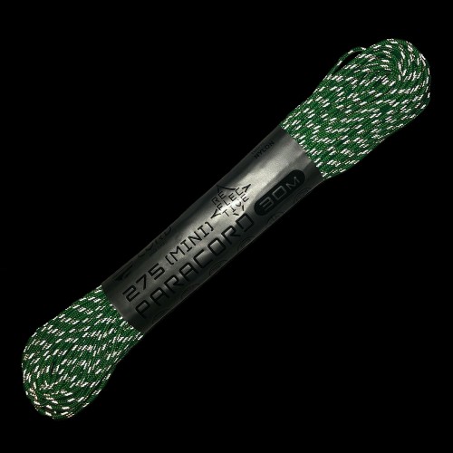 Паракорд 275 (мини) CORD nylon 30м световозвращающий (neon green)