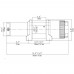 Лебёдка электрическая 12V Runva 4500 lbs 2041 кг (синтетический трос)