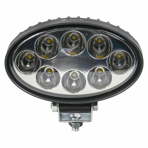 Фара светодиодная овальная 8LED, направленный свет, 24Вт, 140х86х55мм, 12/24В