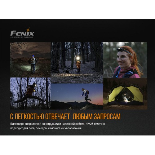 Фонарь налобный FENIX HM23