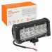 Фара (балка) светодиодная двухрядная 12LED, рассеяный свет, 36Вт, 165х78х65мм, 12/24В