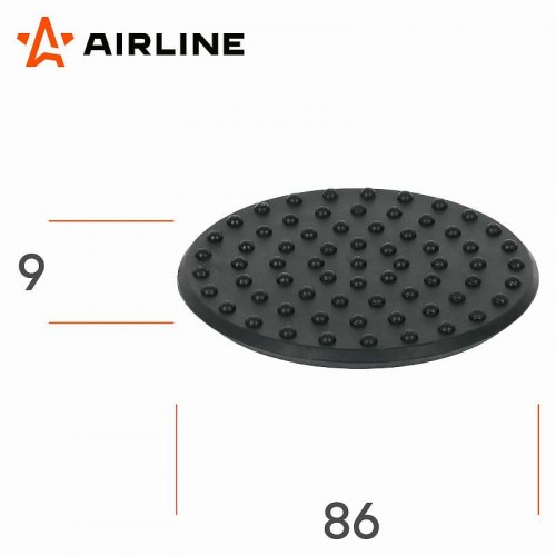 Накладка на домкрат подкатной INDUSTRY D86мм, H9мм