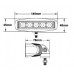 Светодиодная фара водительского света РИФ 145х45х78 мм 15W LED