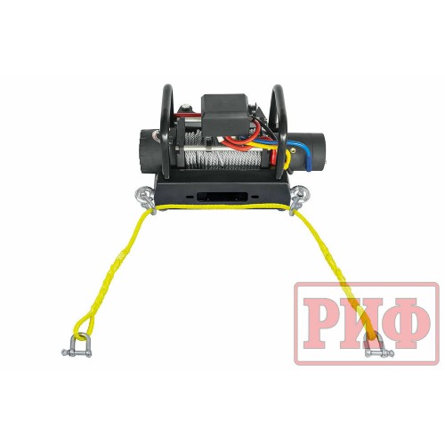 Лебёдка переносная РИФ 10000S c площадкой и проводами (стальной трос)