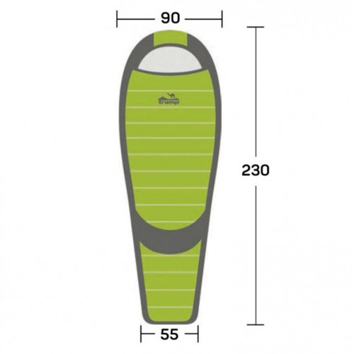 Мешок спальный Tramp Voyager Long (230 х 90) (Левый) (ТК: +5C)