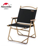 Кресло туристическое Naturehike MW02, складное, увеличенное, черное, до 120 кг