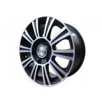 Диск литой PROMA Гефест 16x7 6X139.7 ET38 D67.1 АЛМАЗ МАТОВЫЙ