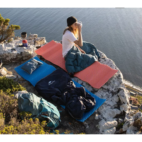 Коврик туристический Naturehike 185х58х1.8 см. IXPE, голубой