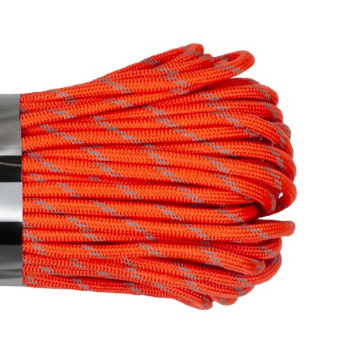 Паракорд 550 CORD nylon 30м световозвращающий (neon orange)