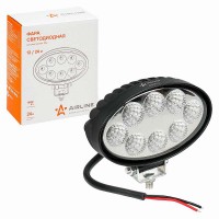 Фара светодиодная овальная 8LED, рассеянный свет, 24Вт, 140х86х55мм, 12/24В