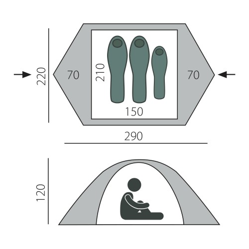 Палатка BTrace Scout 2