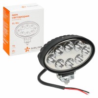 Фара светодиодная овальная 8LED, направленный свет, 24Вт, 140х86х55мм, 12/24В