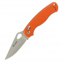 Нож складной GANZO с клипсой, длина клинка 87 мм, сталь 440С, оранжевый