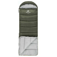 Мешок спальный Naturehike U150, 220х75 см, (ТК: +11C), (левый), темно-зеленый