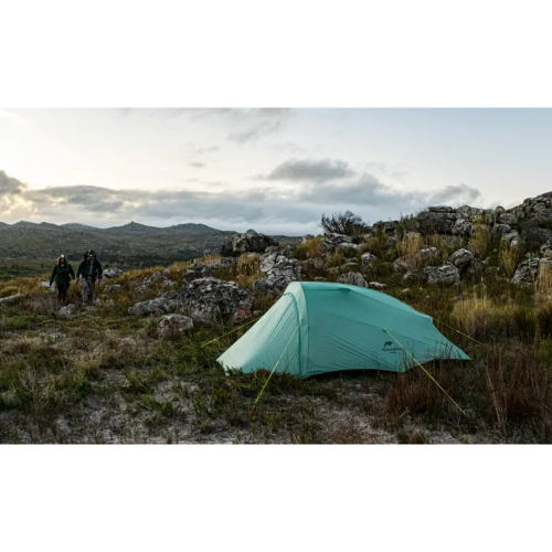 Палатка Naturehike Outdoor 2-местная, алюминиевый каркас, сверхлегкая, голубой