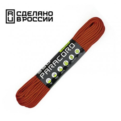 Паракорд 550 CORD nylon 30м (neon orange snake)